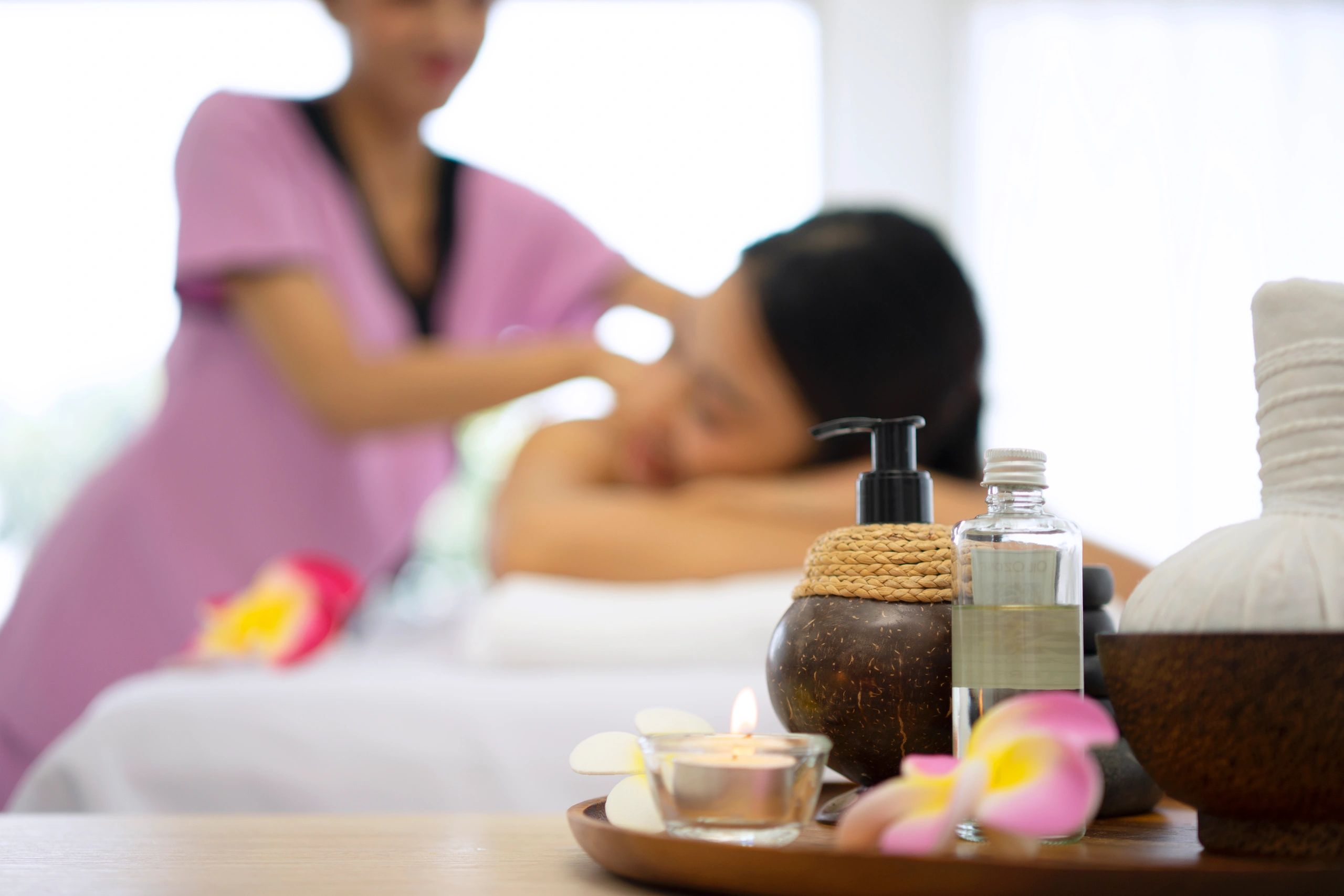 Spa guests enjoying a relaxing wellness experience